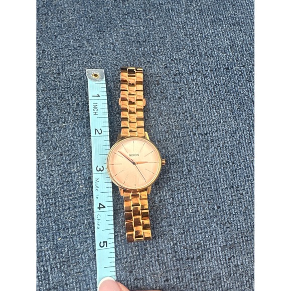 Nixon The Kensington Rose Gold Tone Stainless Steel Women's Watch Movin Out - Picture 5 of 6